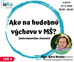 WEBINÁR:Ako na hudobnú výchovu v MŠ?