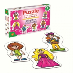 Puzzle pre najmenších – dievčatá