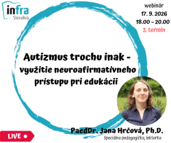 Webinár:Autizmus trochu inak (3. termín)