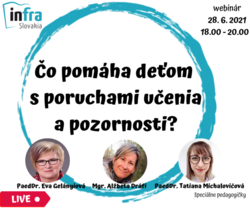 WEBINÁR:Čo pomáha deťom s por. učenia... 2. termín