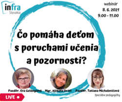 WEBINÁR:Čo pomáha deťom s poruchami učenia a pozor