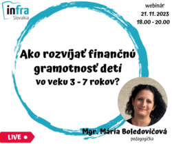 WEBINÁR: Ako rozvíjať finančnú gramotnosť detí?