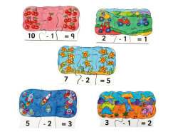 Odčítanie - drevené puzzle 30 dielov