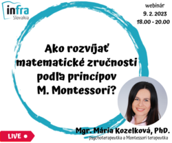 WEBINÁR: Matematické zručnosti - pohľad Montessori