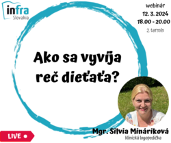 WEBINÁR:Ako sa vyvíja reč dieťaťa?