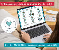 O REČI DIEŤAŤA online konferencia 3. ročník