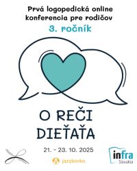 O REČI DIEŤAŤA online konferencia 3. ročník