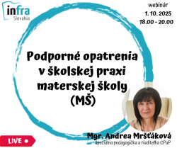 Webinár:Podporné opatrenia v školskej praxi (MŠ) 