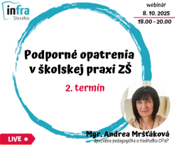 Webinár:Podporné opatrenia v školskej praxi (ZŠ) 