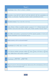 Testovanie 9 matematika