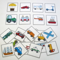 Naučné kartičky - Dopravné prostriedky