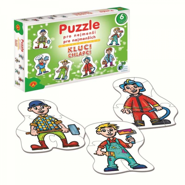 Puzzle pre najmenších – chlapci