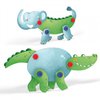 Tecno Puzzle 3D - slon a krokodíl