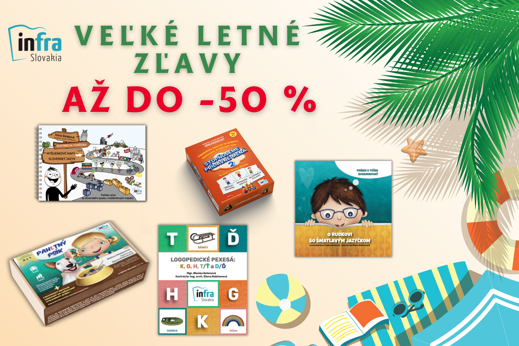 Letné zľavy až do –50 %