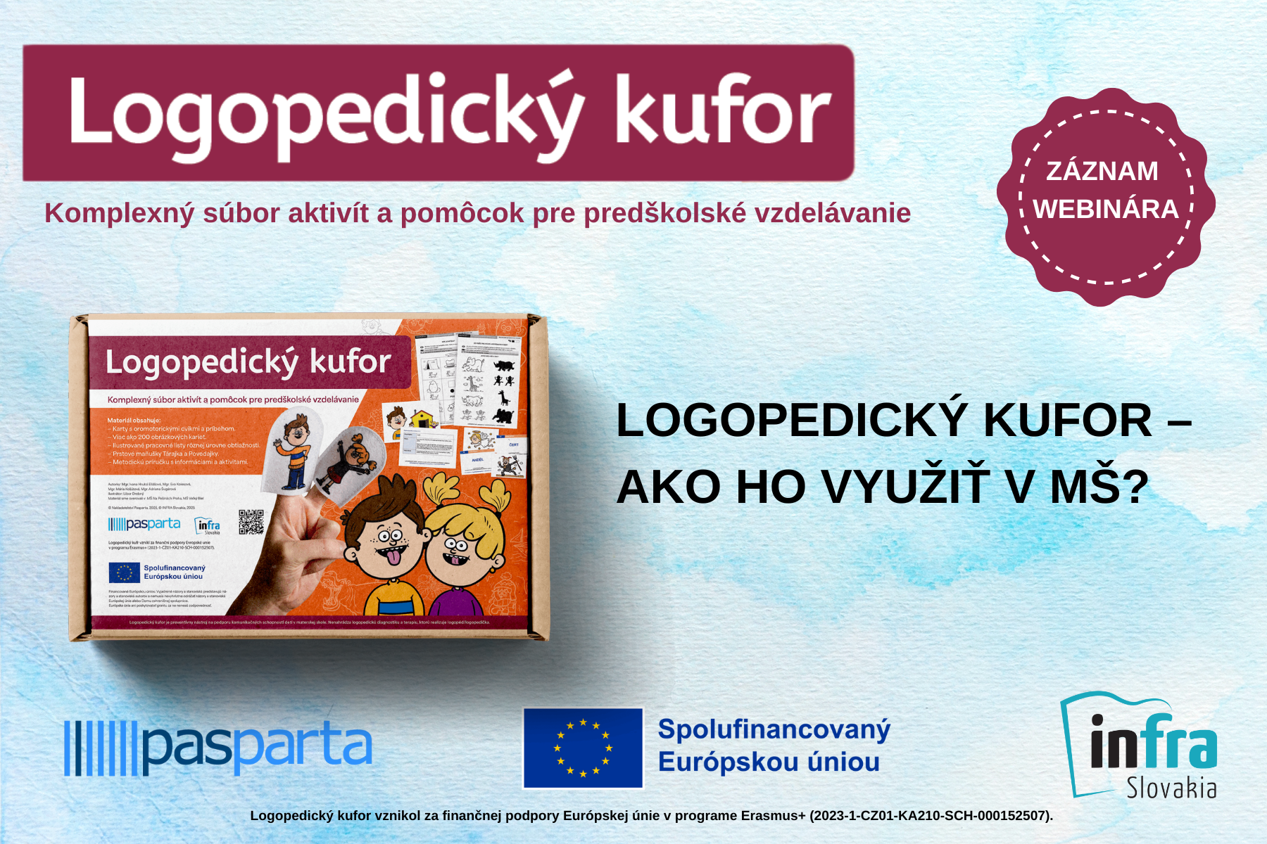 Logopedický kufor – ako ho využiť v MŠ? (záznam webinára) 